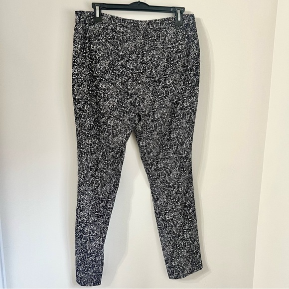 Paraphrase Black and White allover Pattern Women's Dress Pant Trousers size 10 - Picture 2 of 6